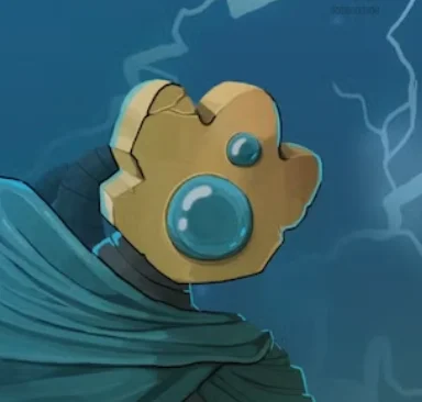 The Defect character art from Slay the Spire 2